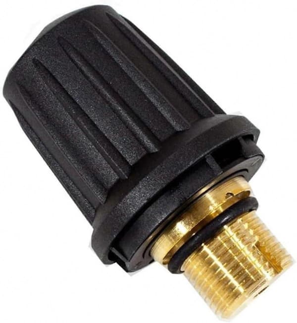 Karcher sikkerhedsventil med sort O-ring udskiftning til damprenser SC1 SC2 SC3 modeller (1 pakke)