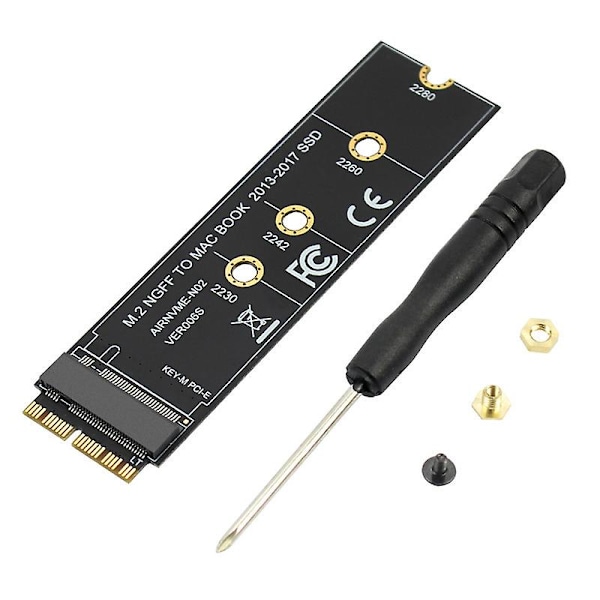 M.2 Nvme SSD -muuntokortti Pro Retina 2013-2017 Nvme/ahci SSD -sarjalle A1465 A1466 A1398