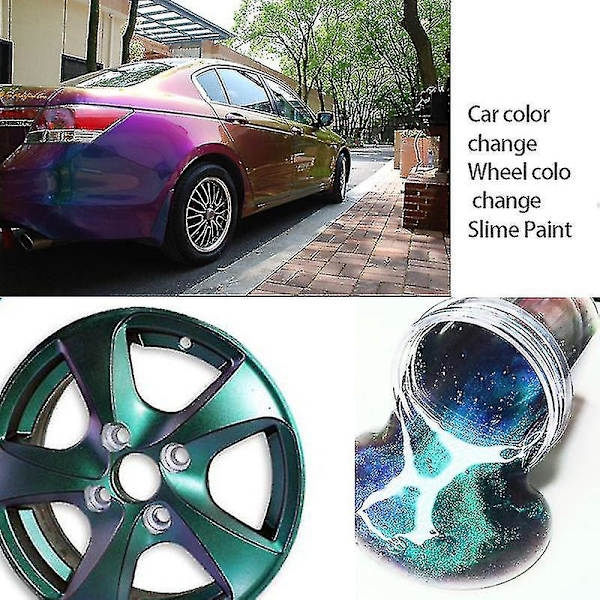 C 10g Bil Kameleon Pigment Maling Pulver Belegg Auto Tilbehør Dekorasjon Z5570