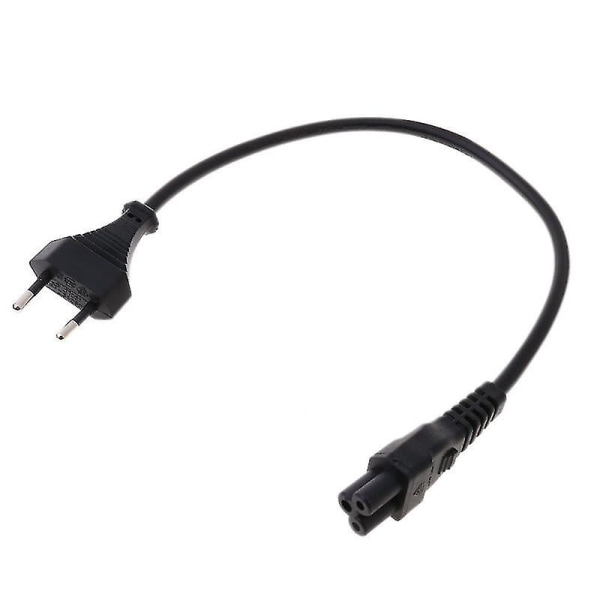 Nätadapterkabel EU 2-stiftshane till IEC 320 C5 Micky för notebookströmförsörjning 3