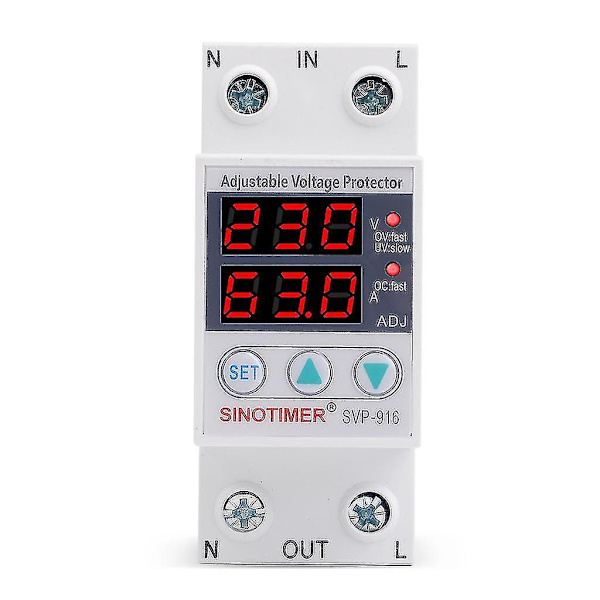 Digital display spännings- och strömövervakning (storlek: 63A)