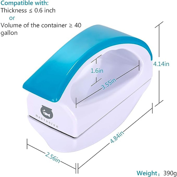 Magnetisk Akvarium Fiskekum Glas Algerydder Glasrenser Skrubber Ren Børste [Flydende, Ridsefri, Skridsikker, Magnetiserende]
