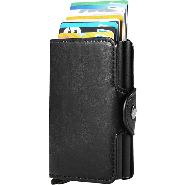 Kortholder, Mænd Kreditkortholder, Slim Card Case Frontlomme Anti-tyveri-RFID Auto Pop-up rejse tynde tegnebøger til mænd