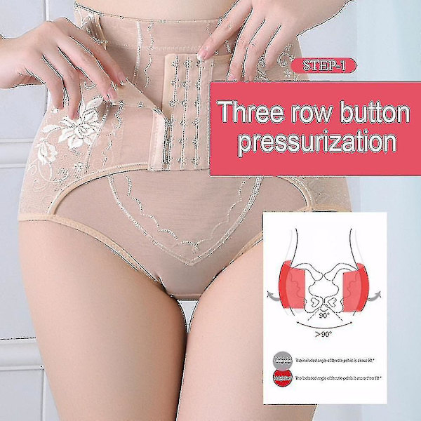 Kvinnors Shapewear Hög Midja Postpartum Slips Tummy Control Kompression