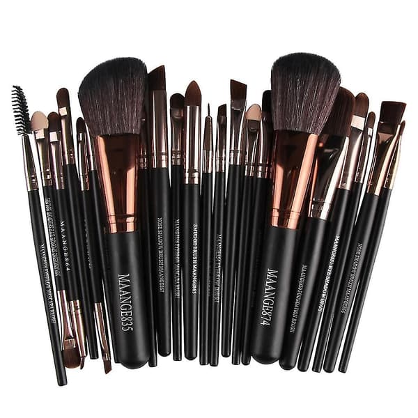 Professionell Makeup-borste Set med 22 Blending-borstar