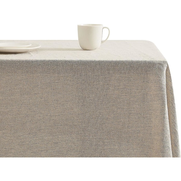 100% Linneduk 140 X 200 Cm, Ren Linne Fläcktålig Tvättad Rektangulär Dekorativ