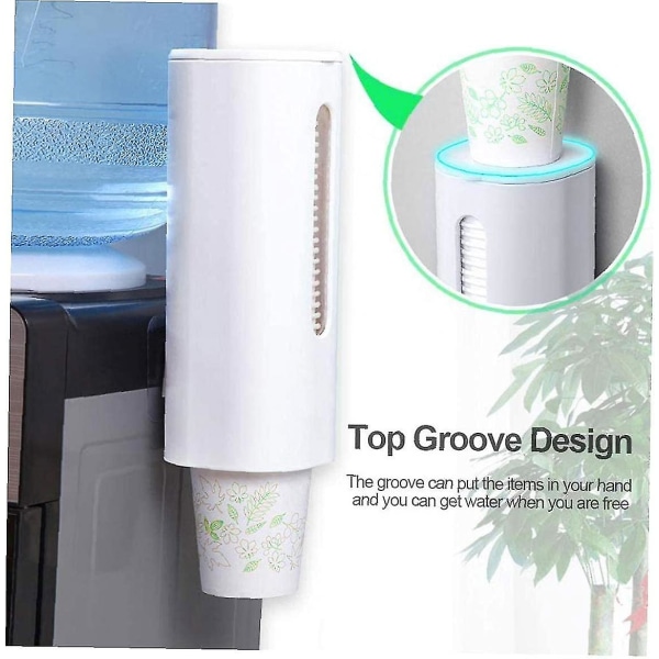 Krusdispenser Støvsikkert Væghængt Napin Kopholder Organizer, Krusdispenser