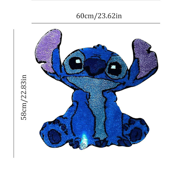 Cartoon Lilo & Stitch dörrmatta, anime-mattor för flickor, barnrum, barnkammare, heminredning