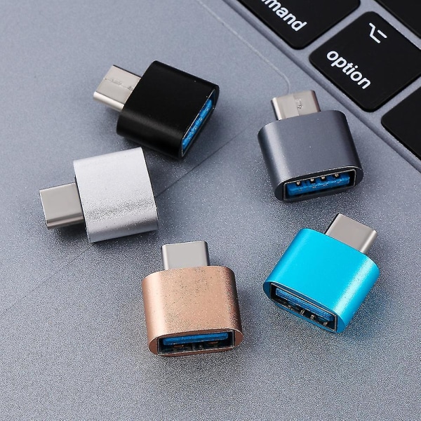 4 stk. Metal USB-C 3.1 Type C til USB 3.0 OTG-konverteradapter til Android