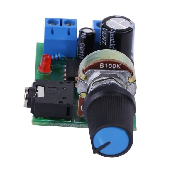 Lm386 Super Mini Amplifier Board, 3v-12v, 0,5w-10w högtalare Låg brusförbrukning, för högtalare gör det själv