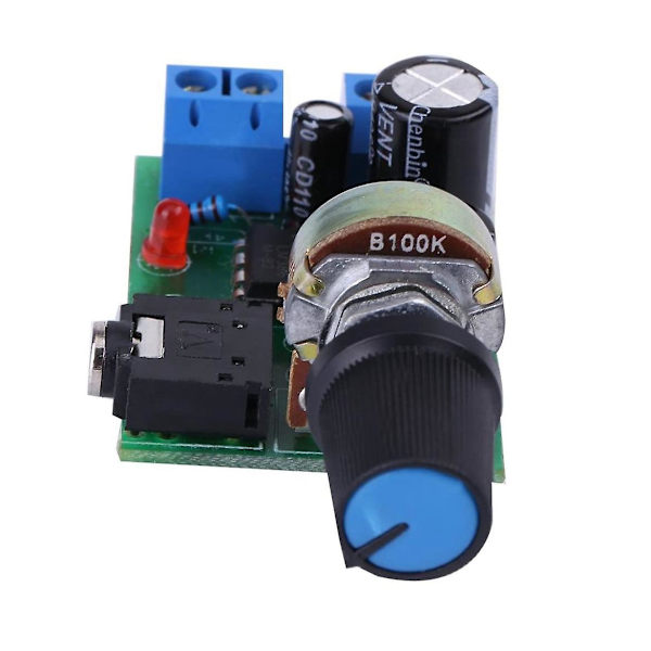 Lm386 Super Mini Förstärkarkort, 3v-12v, 0.5w-10w Högtalare Låg Brusförbrukning, För Högtalare Diy