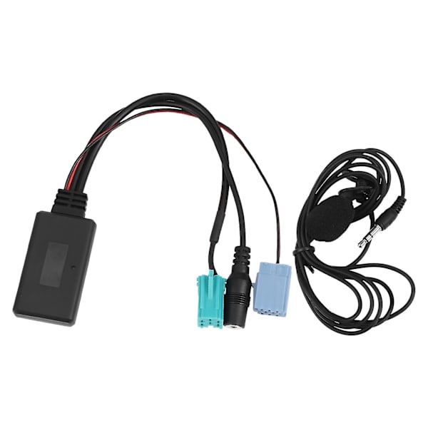 Bil Bluetooth 5.0 Aux Kabel Mikrofon Håndfri Mobiltelefon Gratis Opkald Adapter Til Renault 2005