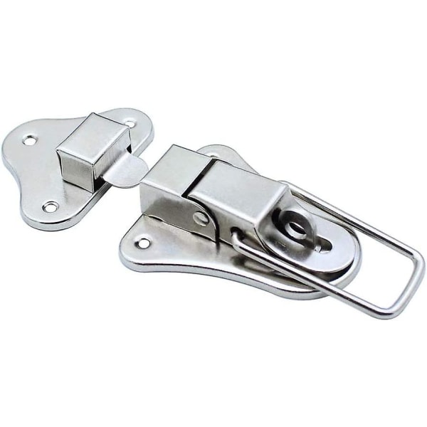 6 stykker spak lås Fjær låse lås vippe rustfritt stål skuff maskinvare for verktøy bryst koffert og bagasjerom