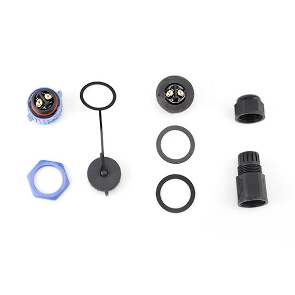 Trolling Motor Plug Receptacle Set, Marine Boat Power Connector, 12/24/36/48 Volt Marine Plug For Trolling Motors