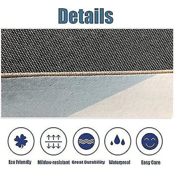 Skandinaviska mönster Moderna mattor Design Tvättbara Dekorativa mattor Kort lugg Vardagsrum Sovrum Matsal Non-slip matta 140x200cm