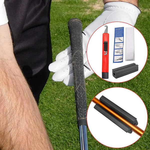 2 Pcs Golf Grips | Grip Kits For Regripping Golf Clubs,golf Grip Replacement Set Include Grip Tape, Hook Blade, Rubber Vise Clamp