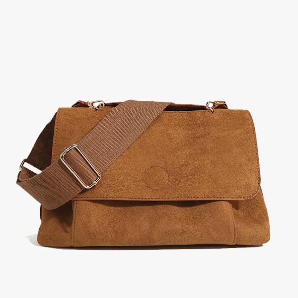 Damdesigner axelväska stor kapacitet väska i PU-läder casual stil med crossbody-rem tote lyx messenger väskor brown 29x14x19cm