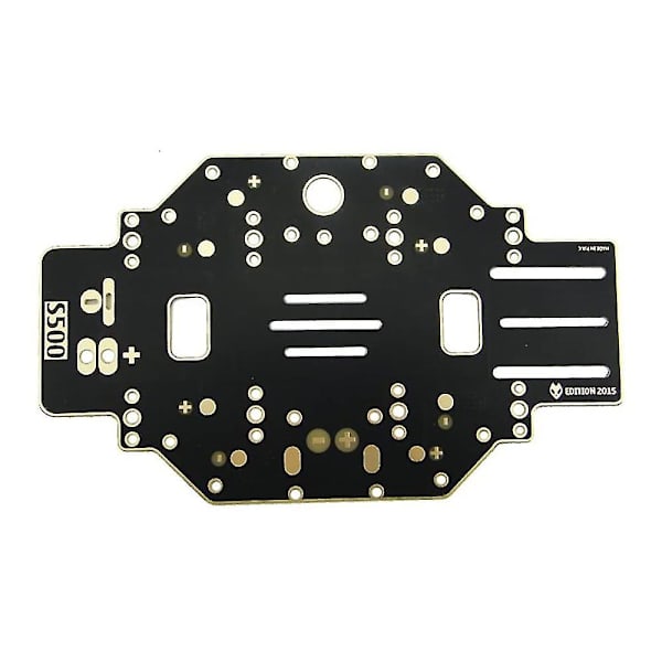 S500 Drone-chassiram med PCB-version, landningsställ och gimbalfäste för FPV-drönare (blå)