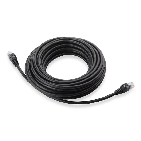 10gbps Snagless Cat6 Ethernet-kabel 9m (cat6-kabel, Cat 6-kabel) i svart 9 meter