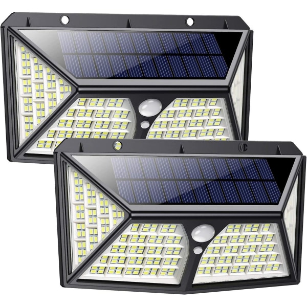 Sollampa för utomhus, [uppgraderad version - 2 st] 100