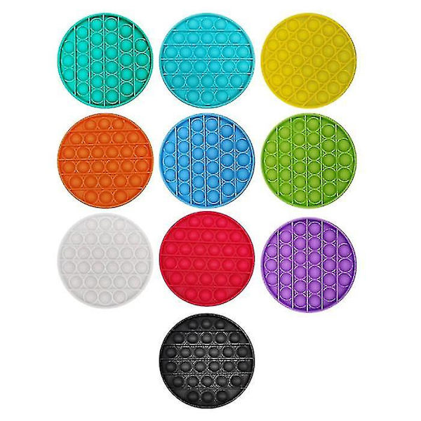 Pop It - Fidget Anti Stress Legetøj Boble Legetøj Silikon Blæksprutte 1stk gul