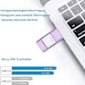 128GB USB-minne för iPhone, 4 i 1 USB C-formatminne, fotopinne extern lagringsenhet för iPhone iPad Android-dator