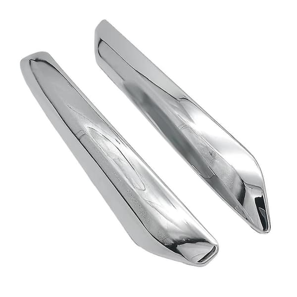 4 stk/sett Bil Front+bakre Støtfangerlist Deksel Trim Kromdekorasjon For C5 2009 2010 2011 2012