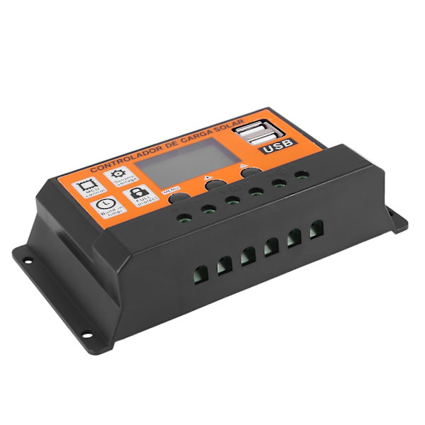 100A MPPT Solpanelregulator Laddningsstyrenhet Autofokus Spårning