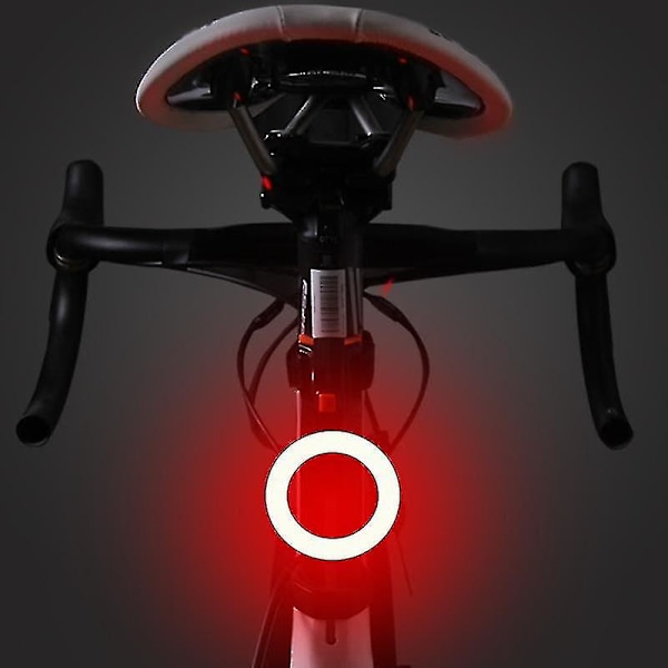 Polkupyörän takavalo, useita valaistustiloja, mallit, USB-lataus, LED-polkupyörän valo, vilkku