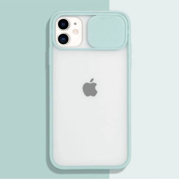 iPhone COVER case - Mjuk TPU Transparent case Ljusgrön
