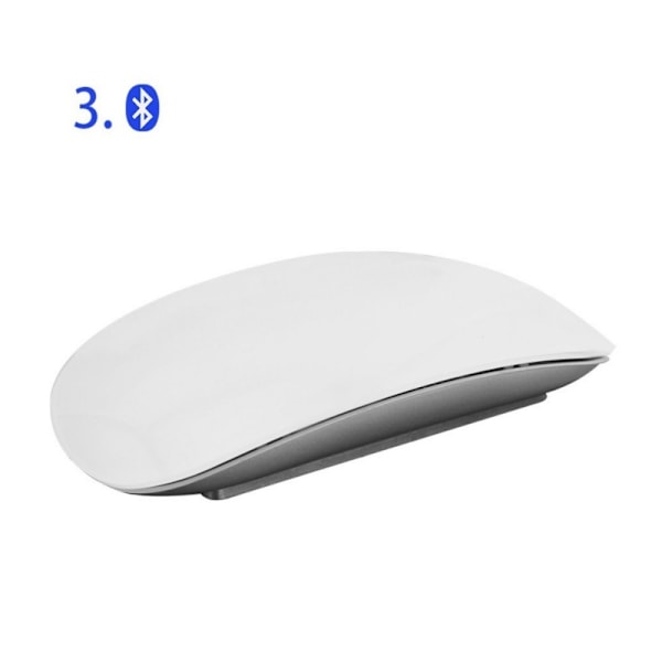 Apple Magic Mouse: Trådlös, Bluetooth, Uppladdningsbar. Multi-Touch Yta Tunn Magic Mouse Slank Uppladdningsbar Trådlös - Vit