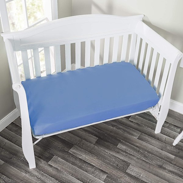 Everyday Kids Anpassad Spjälsängslakan, 100% Mjuk Andningsbar Mikrofiber Babysängslakan, Passar Standardstorlek Spjälsängsmadrass 28 tum X 52 tum, Ljus B
