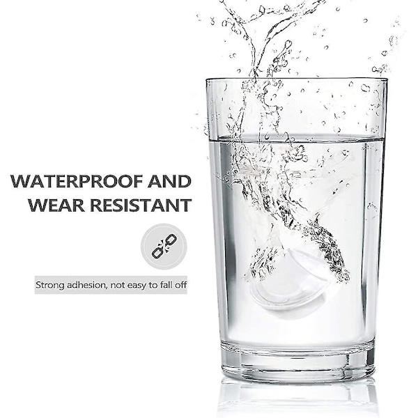 Dörrstopp, [4-pack] Transparenta dörrstopp och stopp Adhesive dörrstopp