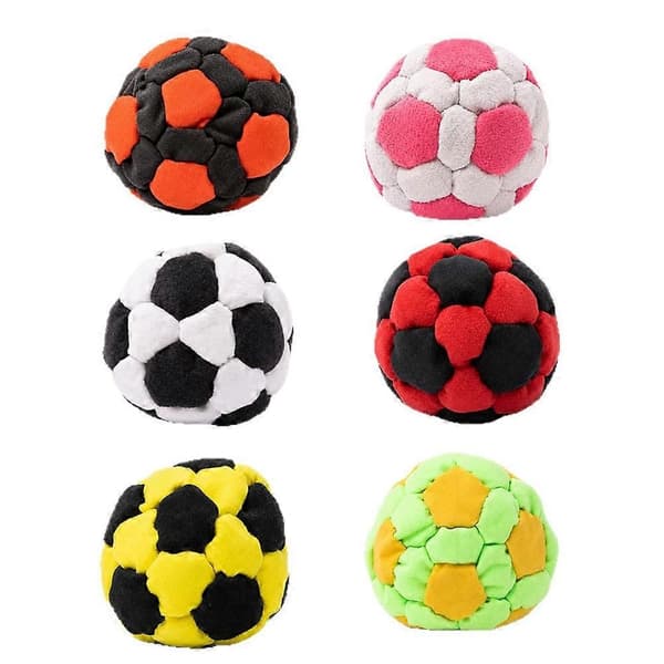 Fodboldstil Hacky Sack Footbag Bold Blød Kick Træning Udendørs Spil Legetøj til Børn Voksne B