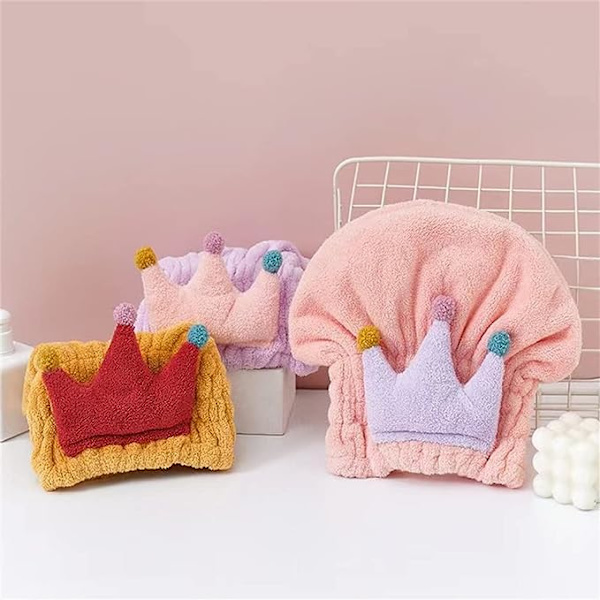 Nopeasti kuivuvat hiuspyyhkeet Hiusturbaani Kylpyhatut Kannettava koralli fleece suihkumyssy Kylpytarvikkeet (Väri: D, Koko: 1)