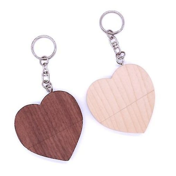 32 GB Tre-USB-minnepenn i hjerteform 32 GB Tre-USB-minnepenn Pen Drive Pendrive til bryllup