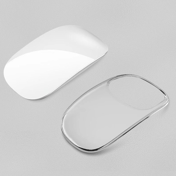Hiiren suojakotelo, rannetuki ja tyyny Magic Mouse -hiirelle, läpinäkyvä TPU-kalvo
