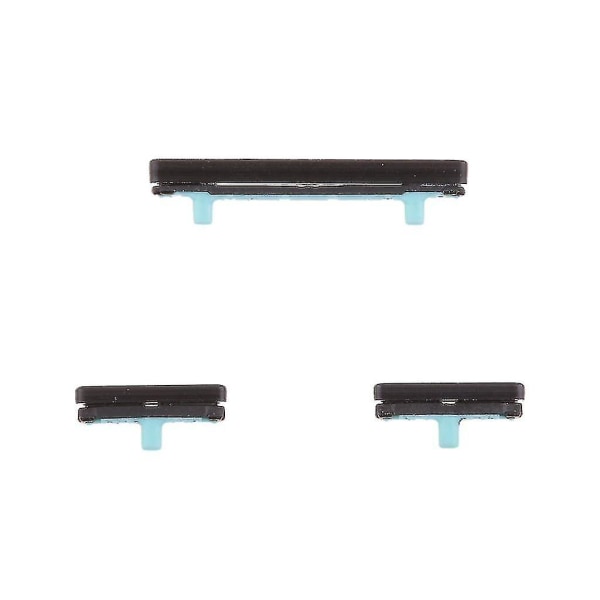 Til Samsung S8/s8+, Tænd/Sluk + Lydstyrkeknapper Udskiftning Sort