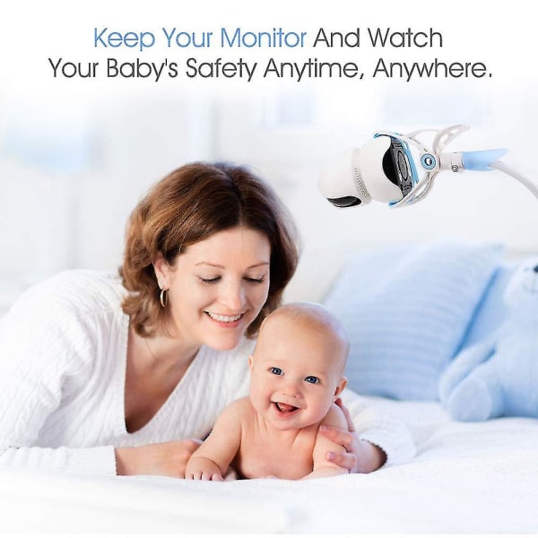 Babyalarmholder, universalt kamerabeslag Justerbart fleksibelt kamerastativ F