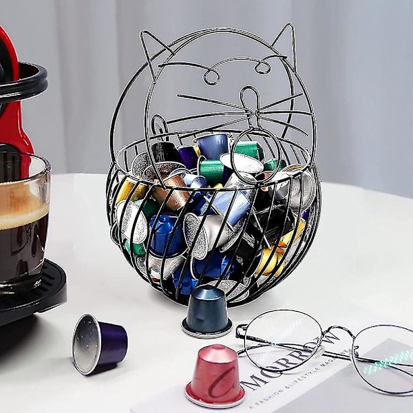 Kaffepodshållare, K-Cup Hållare Espresso Pod Organizer Korg För Kaffe Kapsel, Kontorsbänk