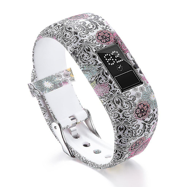 Myk silikon armbåndsrem for Garmin Vivofit Jr/jr2 Junior Activi, svart