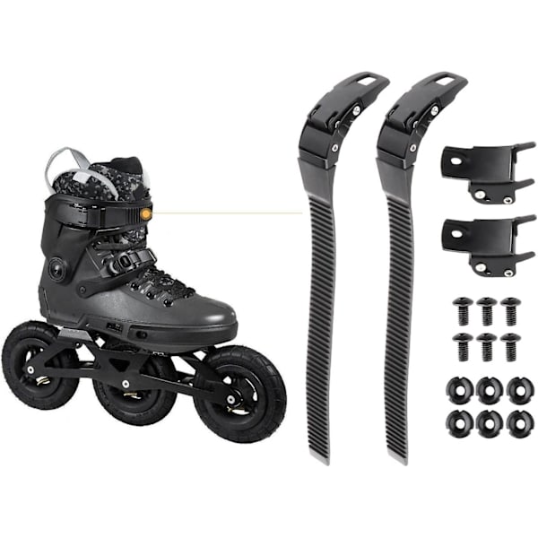 2-pack Ersättningsremmar för Inline Skridskor + Spänne med Monteringsskruvar för Smidig och Snabb Åkning