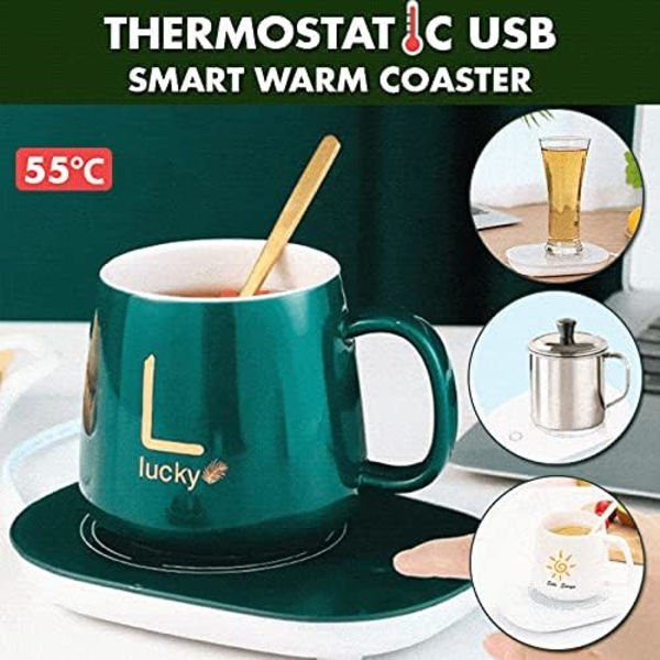 55 Graders Konstant Temperaturkopp Kontor Hjem Kaffe Kannevarmer Smart Termostatiske Underlag Kopper og Varmeplate