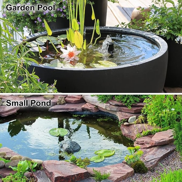 6 stk. Kunstige Flydende Lotusblomster, Kunstige Lotusblomster til Have Damme Pool Dekoration, Hvid, 7\"