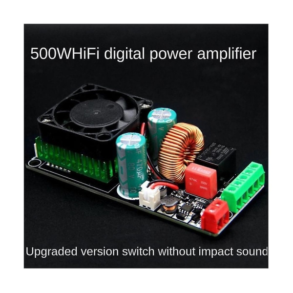 Hifi 500W Digital Forstærker Klasse D Lydforstærkerkortmodul Med Højttalerbeskyttelse Lm3886 Irs