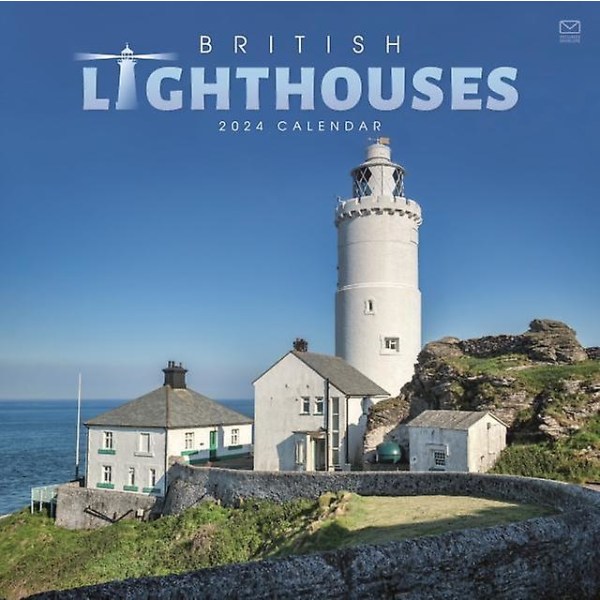 British Lighthouses Square Wall Calendar 2024