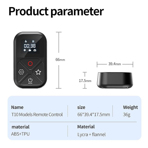 Kompatibel med Gopro Hero 11 Bluetooth-kamerakontroll