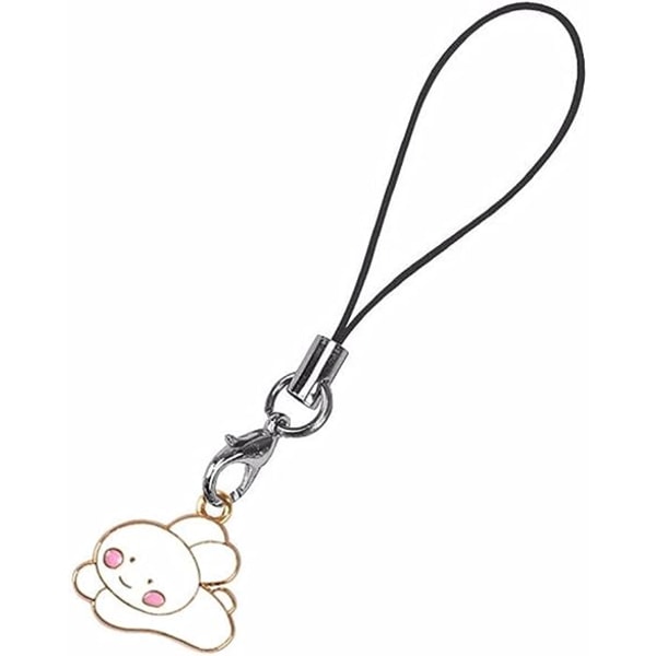 Snørebånd Telefon Ring stropp Anime Bunny Hunder Kjæledyr Mobiltelefon stropp Nøkkelringer Mini Charms Snorer DIY Mobiltelefontilbehør(04)