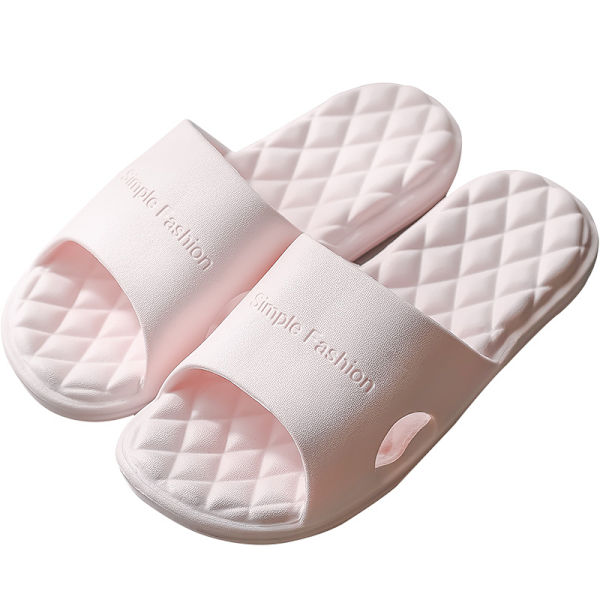 EVA bløde sål hjemmesko mænd kvinder casual strand sandaler badeværelse flip flops stor størrelse 48 49 Blanco 40-41