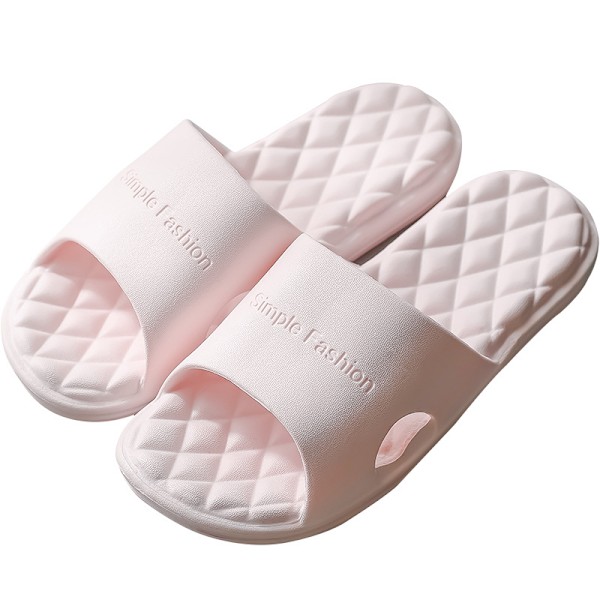 EVA Mjuka Sulor Tofflor Herr Dam Casual Strand Sandaler Badrum Flip Flops Storlek 48 49 Rosado 46-47